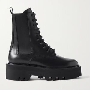 ATP ATELIER
Pesaro Platform Leather Combat Boots Black